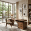 Executive Desk – Solid Wood Desk with Drawer Storage for Home Office