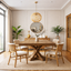 Solid Wood Dining Table – Modern Natural Furniture for Dining Spaces