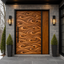 Solid Wood Entry Door – Handcrafted Natural Wooden Door Design