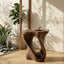 Twisted Live-Edge Table – Sculptural Solid Wood Art for Modern Home