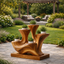 Handcrafted Wooden Multi-tiered Garden Planter – Outdoor Decorative Plant Stand