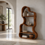 Organic Bookcase – Solid Wood Display Shelf for Modern Home