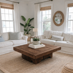 Solid Wood Coffee Table – Modern Natural Furniture for Living Rooms