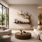 Tree Wall Shelf Decor – Artistic Wooden Floating Shelves