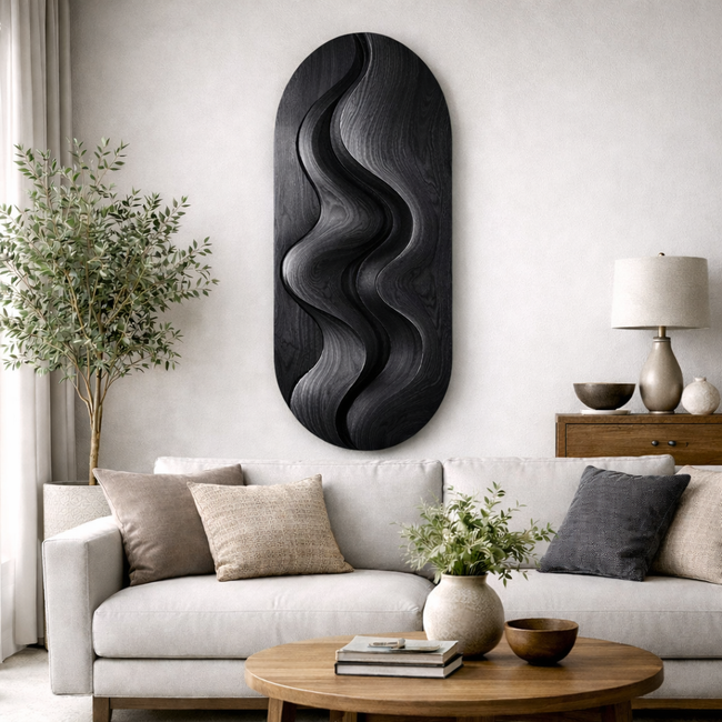Wall Sculpture – Handmade Sculptural Wood Decor for Modern Home Main Image