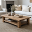 Solid Wood Coffee Table – Modern Natural Furniture for Living Rooms