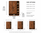 Carved Wood Wardrobe – Solid Wood Storage Cabinet for Bedroom Decor