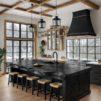 Solid Wood Kitchen Island Table – Modern Natural Furniture for Kitchens