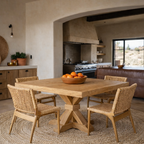Solid Wood Dining Table – Modern Natural Furniture for Dining Spaces