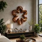 Organic Flow Wood Wall Sculpture