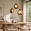 Sculptural Pendant Light – Handmade Wooden Hanging Lamp for Modern Decor