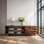 Solid Wood TV Stand – Modern Natural Media Console