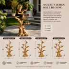Tree Plant Stand – Solid Wood Multi-Tier Planter Shelf for Garden Decor