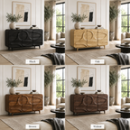 Wave Sideboard – Solid Wood Storage Cabinet for Living Room