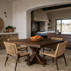 Solid Wood Dining Table – Modern Natural Furniture for Dining Spaces