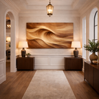 Carved Wooden Leaf Wall Art – Modern Natural Sculpture