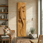 Vertical Wall Art Panel – Solid Wood Decorative Panel for Modern Home Decor
