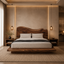Live Edge Bed Frame – Solid Wood Bed with Sculptural Headboard