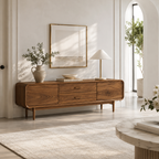 Sideboard Cabinet – Solid Wood Storage Cabinet for Living Room