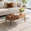Two-Tone Puzzle Wood Coffee Table