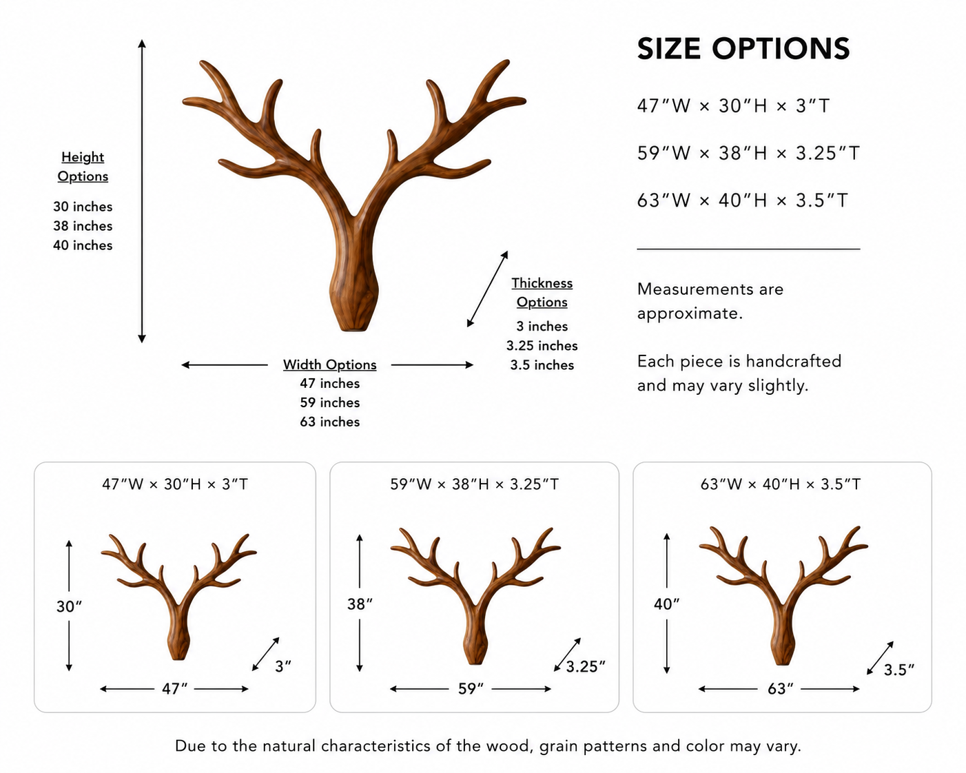 Black Tree Branch Wall Art – Solid Wood Backlit Wall Decor for Bedroom Decor