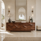 Wave Sideboard – Solid Wood Storage Cabinet for Living Room
