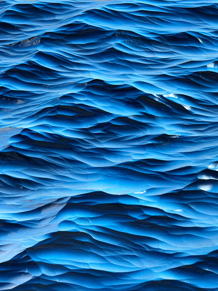 Hand-Carved Wooden Ocean Wave Wall Art – 3D Coastal Sculpture