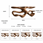 Branch Wood Wall Wine Rack – Solid Wood Bottle and Glass Display Shelf for Kitchen Decor
