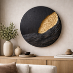Sculptural Wall Art – Handmade Wooden Wall Decor for Modern Home