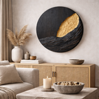 Sculptural Wall Art – Handmade Wooden Wall Decor for Modern Home