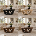 Sculptural Organic Wood Coffee Table