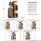 Wood Bathroom Storage Cabinet – Solid Wood Shelf Cabinet for Bathroom Decor