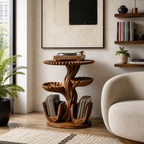 Sculptural Vinyl Record Stand