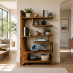 Organic Tree Frame Wood Bookshelf