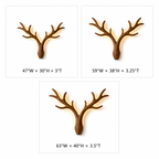 Black Tree Branch Wall Art – Solid Wood Backlit Wall Decor for Bedroom Decor