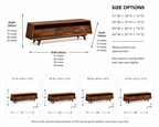 TV Stand – Solid Wood Media Console for Living Room