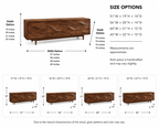 Wave Sideboard – Solid Wood Storage Cabinet for Living Room