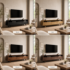 TV Stand – Solid Wood Media Console for Living Room