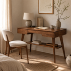 Wood Bar Stool – Solid Wood Counter Chair for Kitchen Island Decor