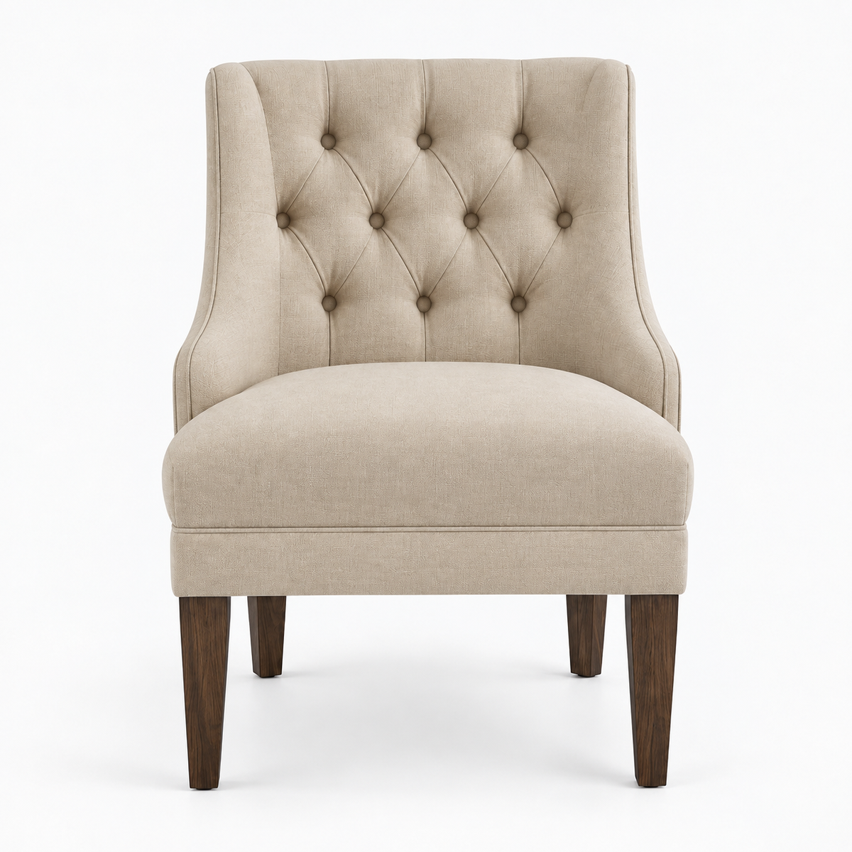 Tufted Upholstered Accent Chair