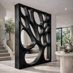 Decorative Room Divider – Solid Wood Modern Panel for Living Room Decor