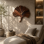 Ginkgo Leaf Wood Wall Clock – Solid Wood Decorative Clock for Living Room Decor