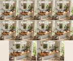 Live Edge Wood Floating Vanity – Solid Wood Wall Mounted Sink Console for Bathroom Decor