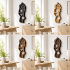 Live Edge Wood Wall Clock – Solid Wood Decorative Clock for Bedroom Decor