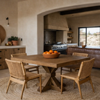 Solid Wood Dining Table – Modern Natural Furniture for Dining Spaces