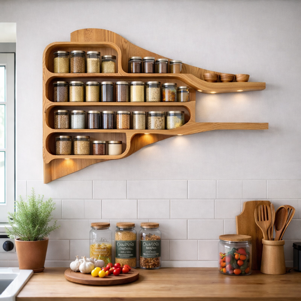 Floating Wooden Wall Shelves – Modern Storage & Décor