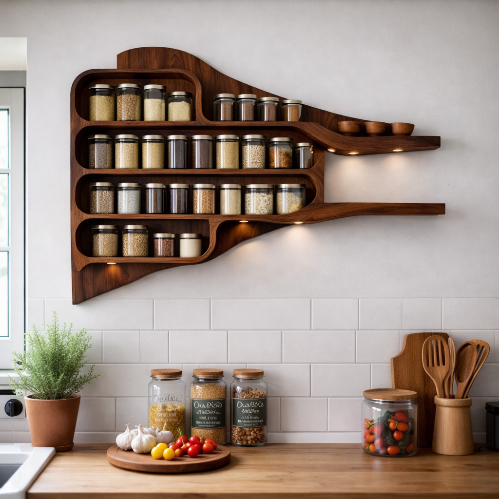 Floating Wooden Wall Shelves – Modern Storage & Décor