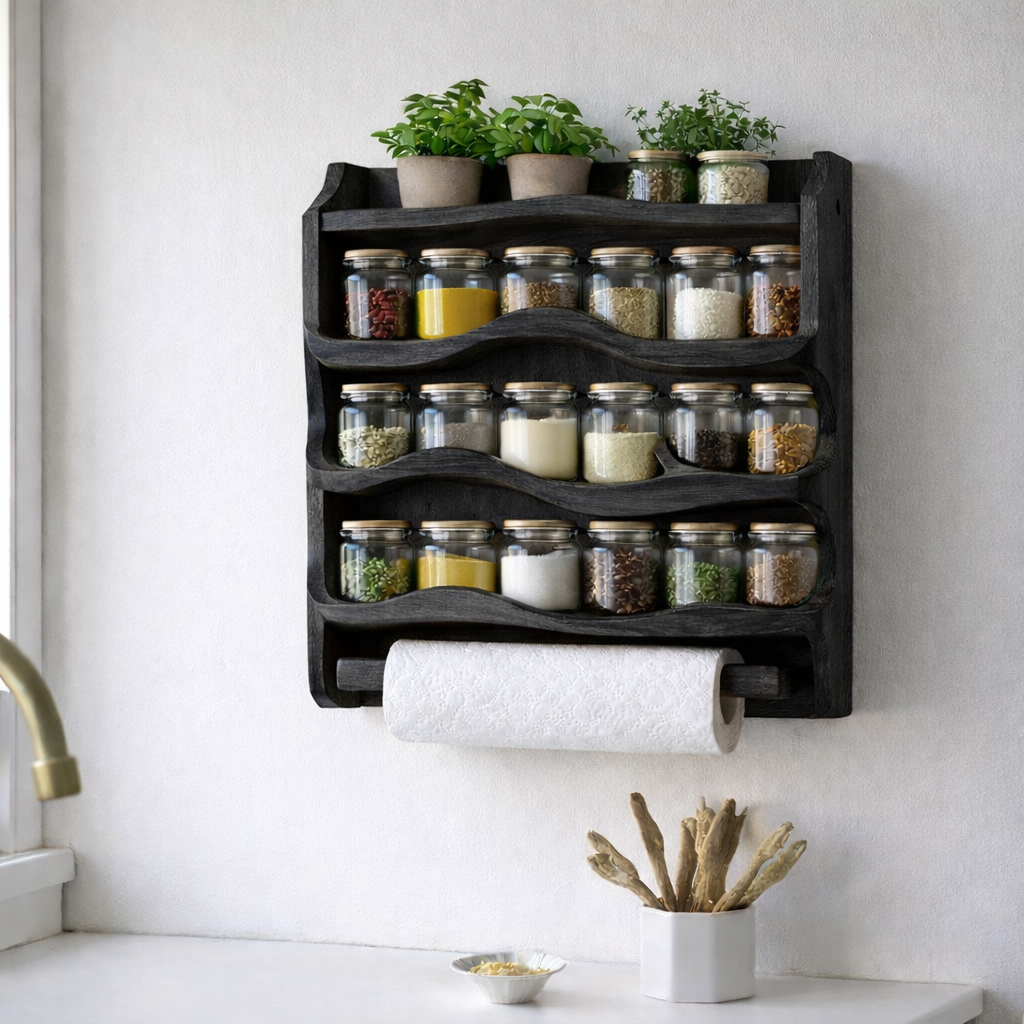 Floating Wooden Wall Shelves – Modern Storage & Décor
