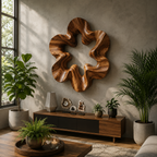 Organic Flow Wood Wall Sculpture