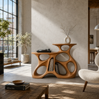 Organic Cutout Vinyl Record Console